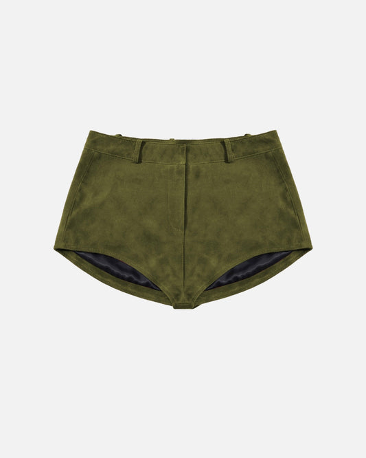 Naomi Suede Shorts