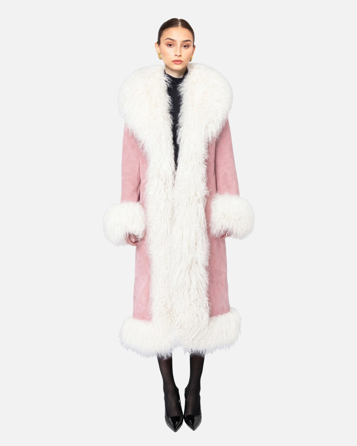 Dorothy Suede Maxi Coat