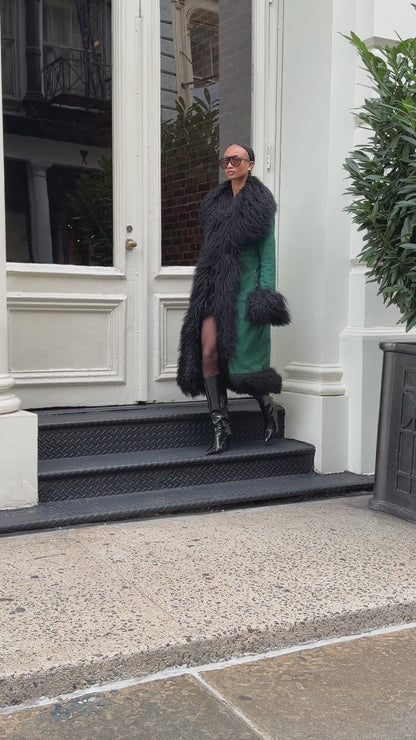 Dorothy Suede Maxi Coat