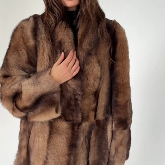 Sasha Shearling Coat, video