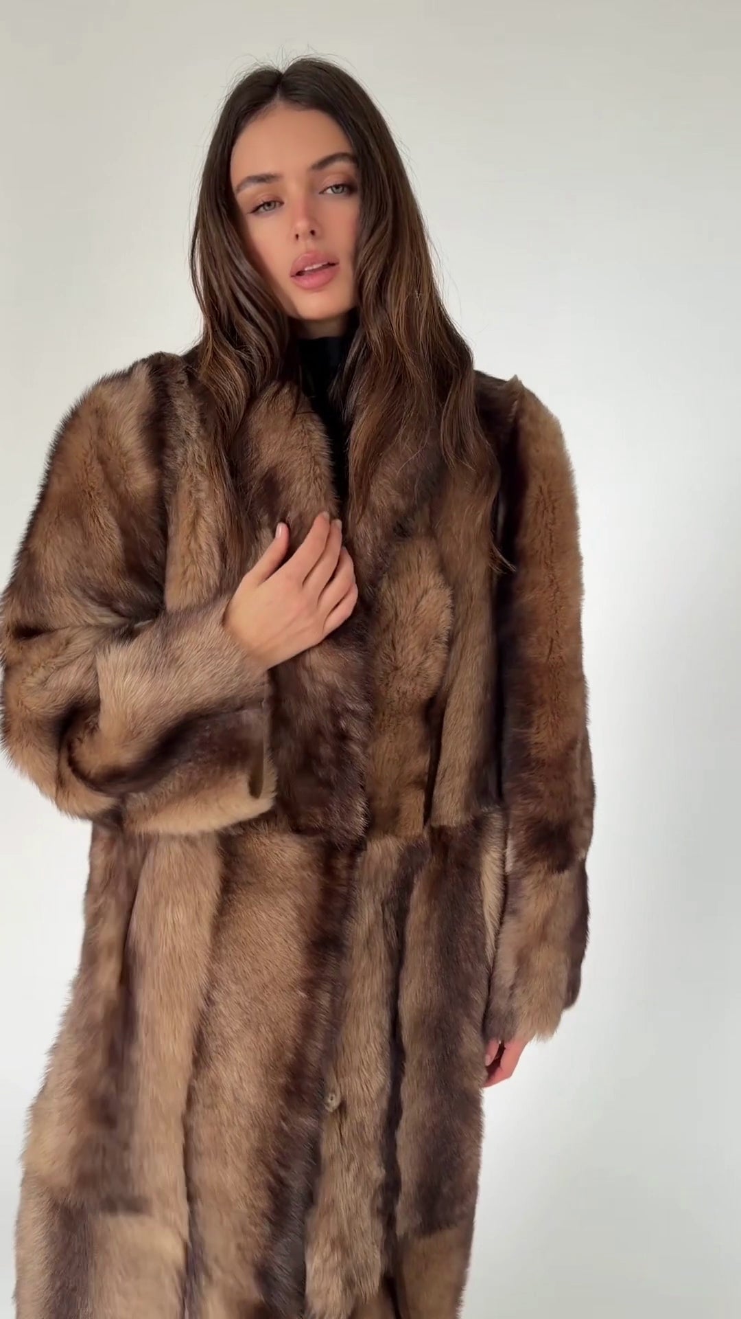 Sasha Shearling Coat, video