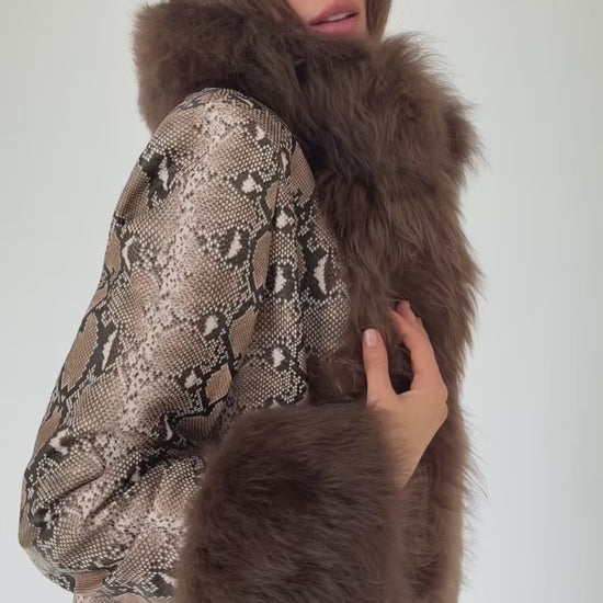 Delphine Python Coat, video