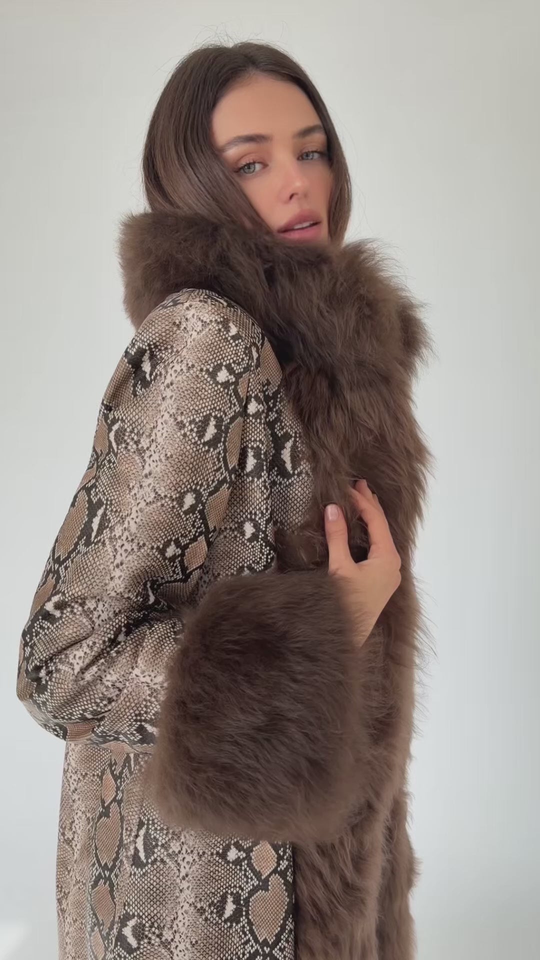 Delphine Python Coat, video