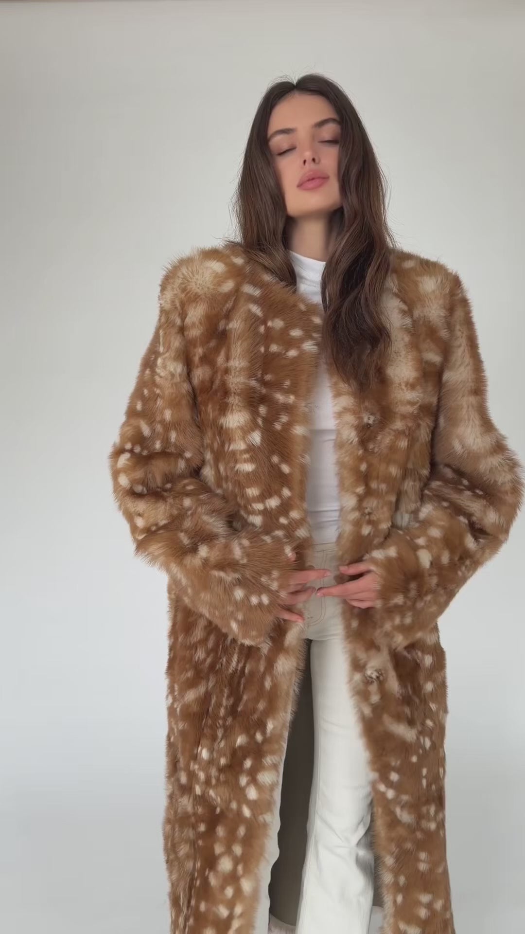 Mia Bambi Shearling Coat, video