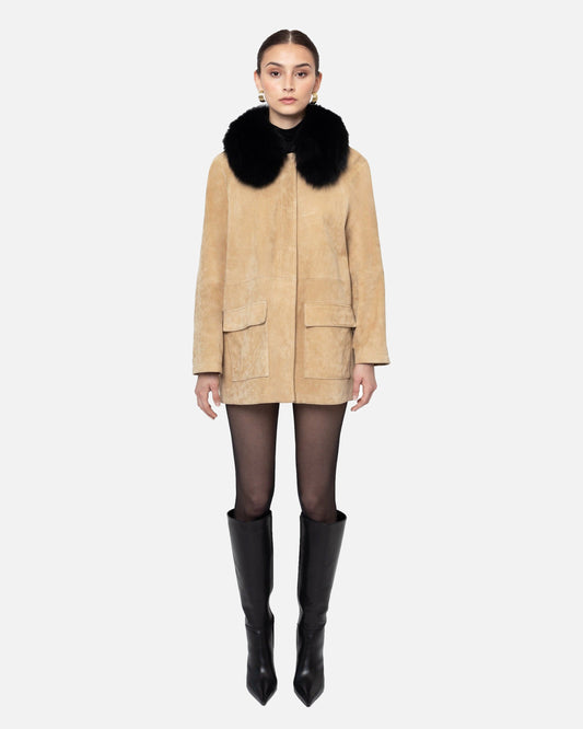 Raegan Suede Field Jacket