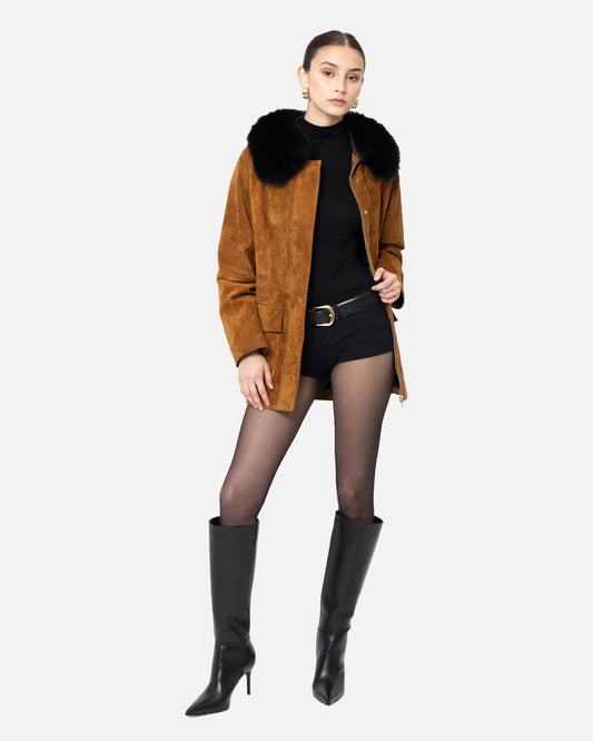 Raegan Suede Field Jacket