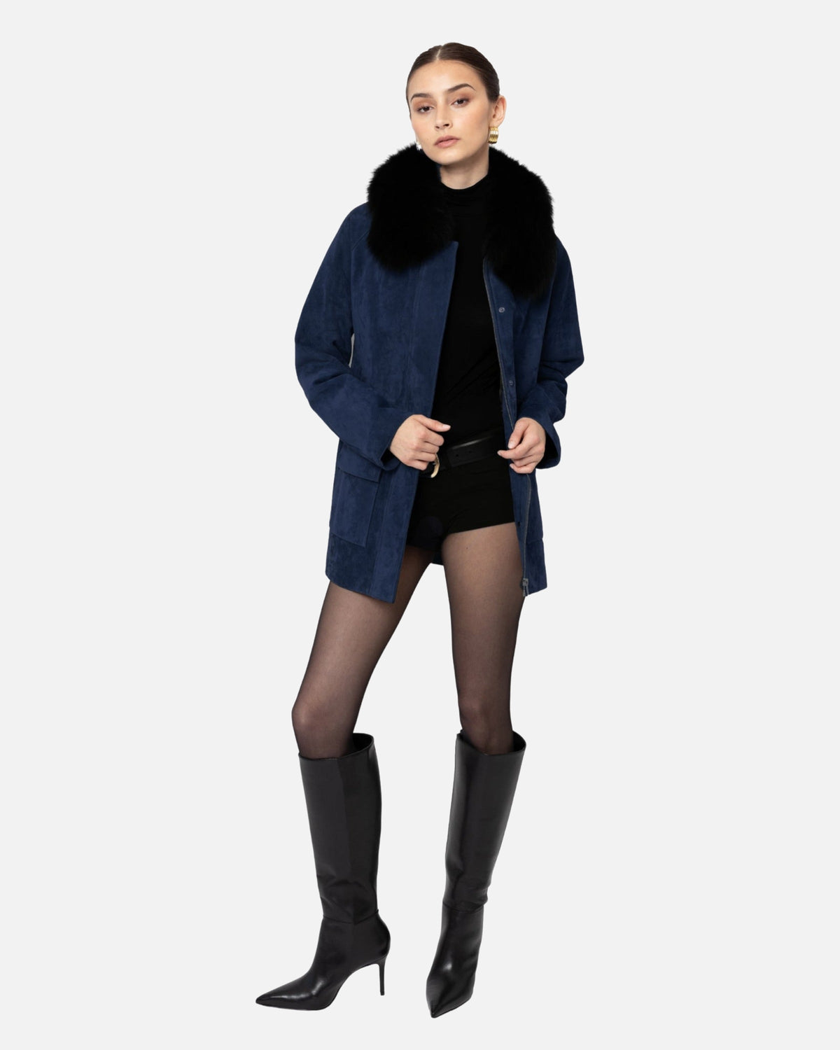 Raegan Suede Field Jacket