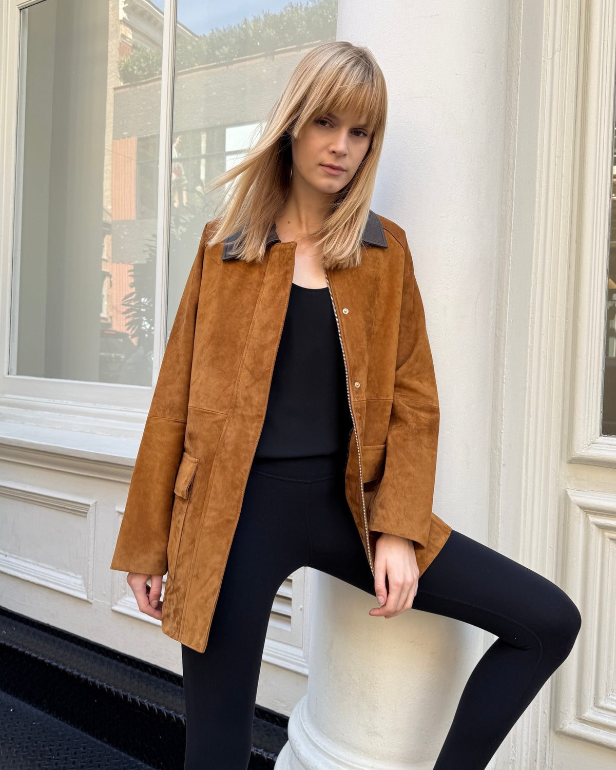 Raegan Suede Field Jacket
