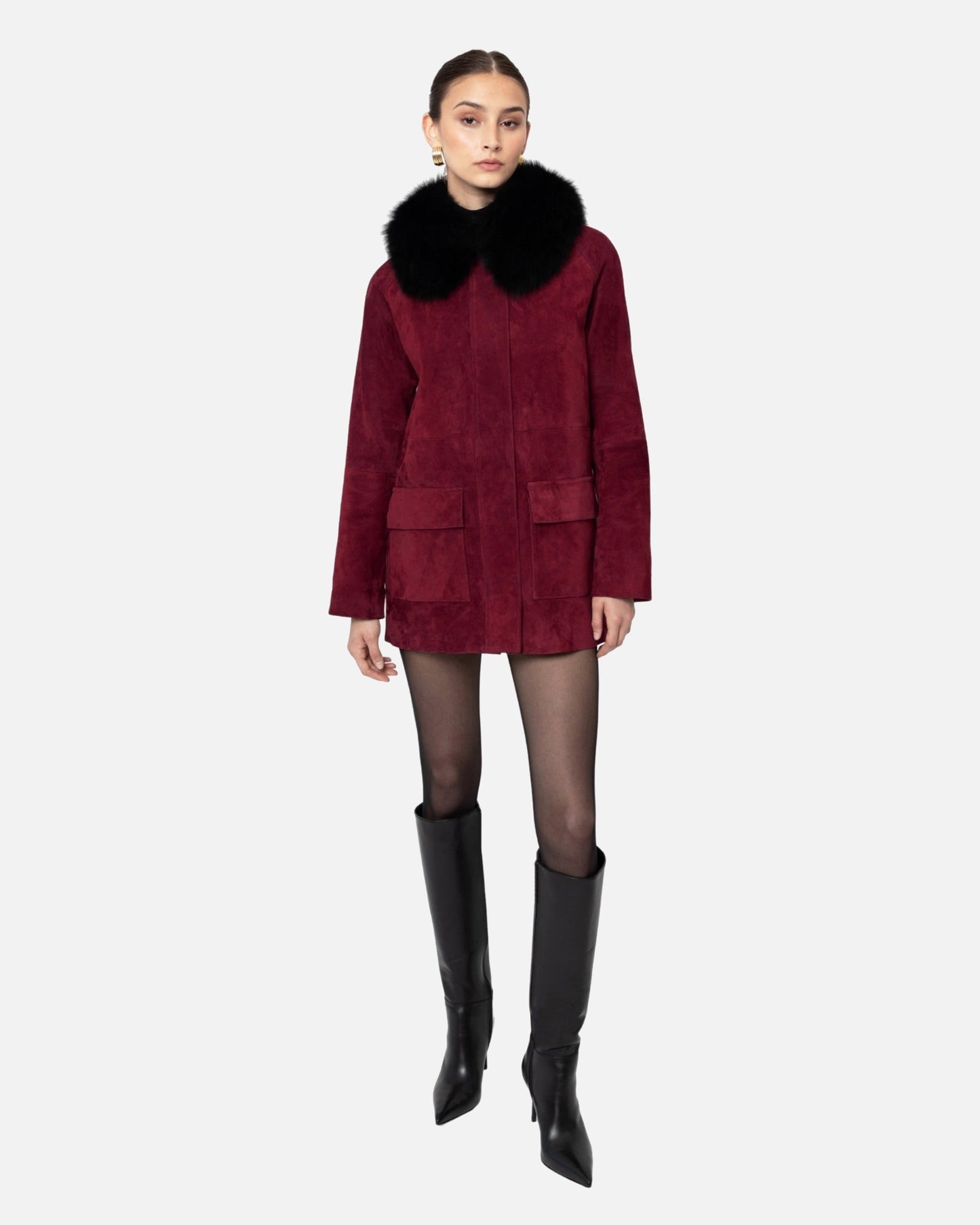 Raegan Suede Field Jacket
