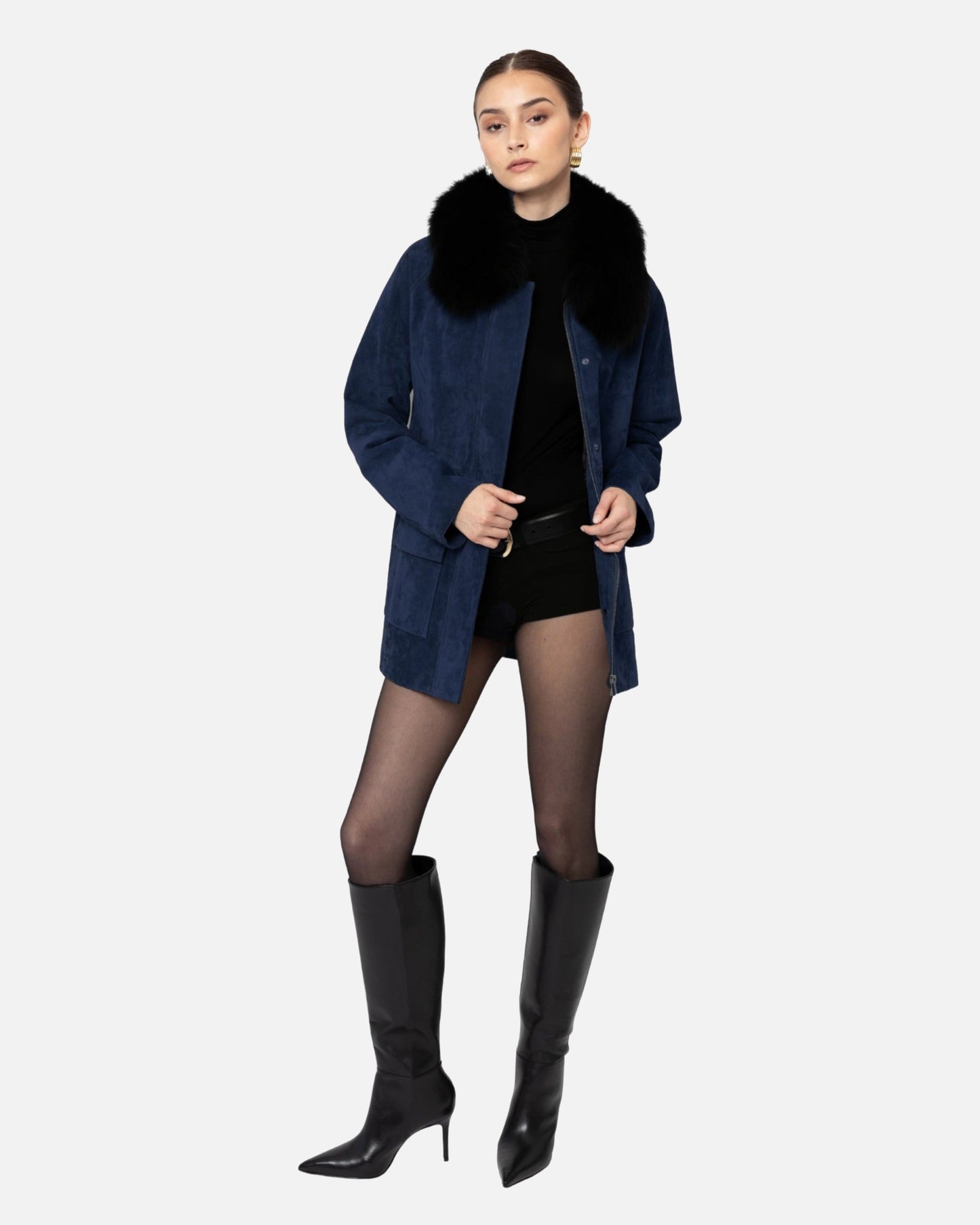 Raegan Suede Field Jacket