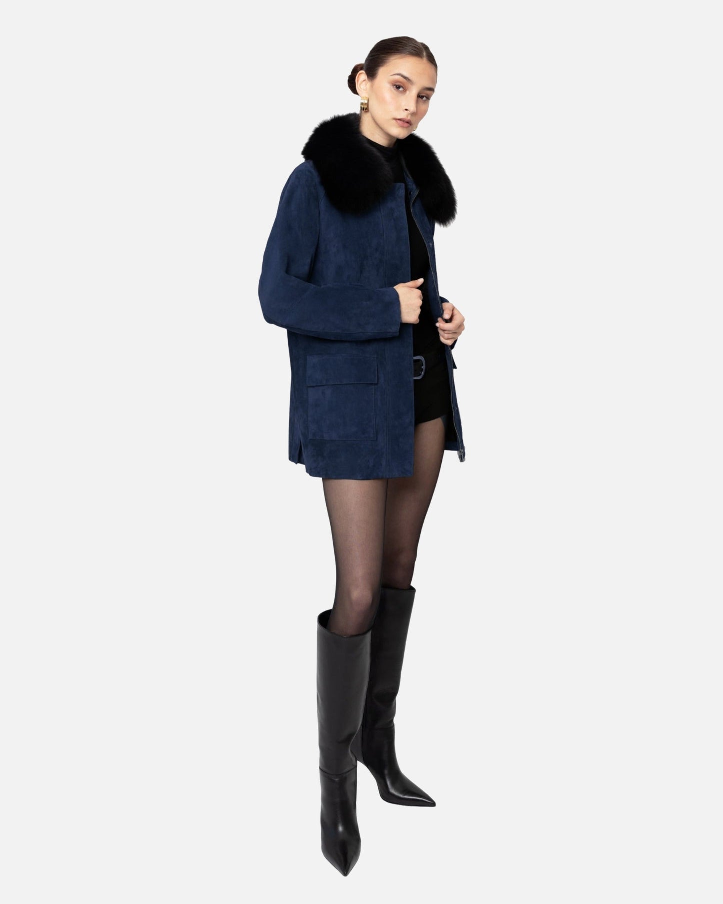 Raegan Suede Field Jacket