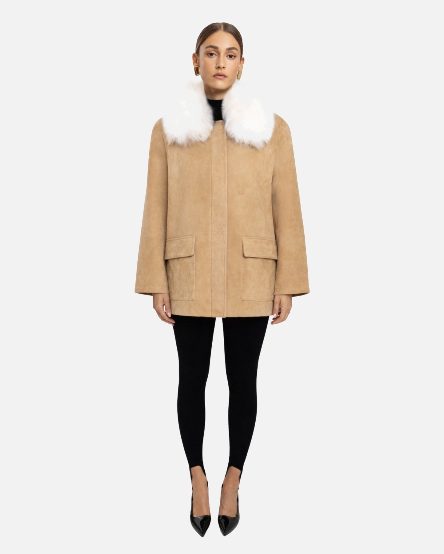 Raegan Suede Field Jacket