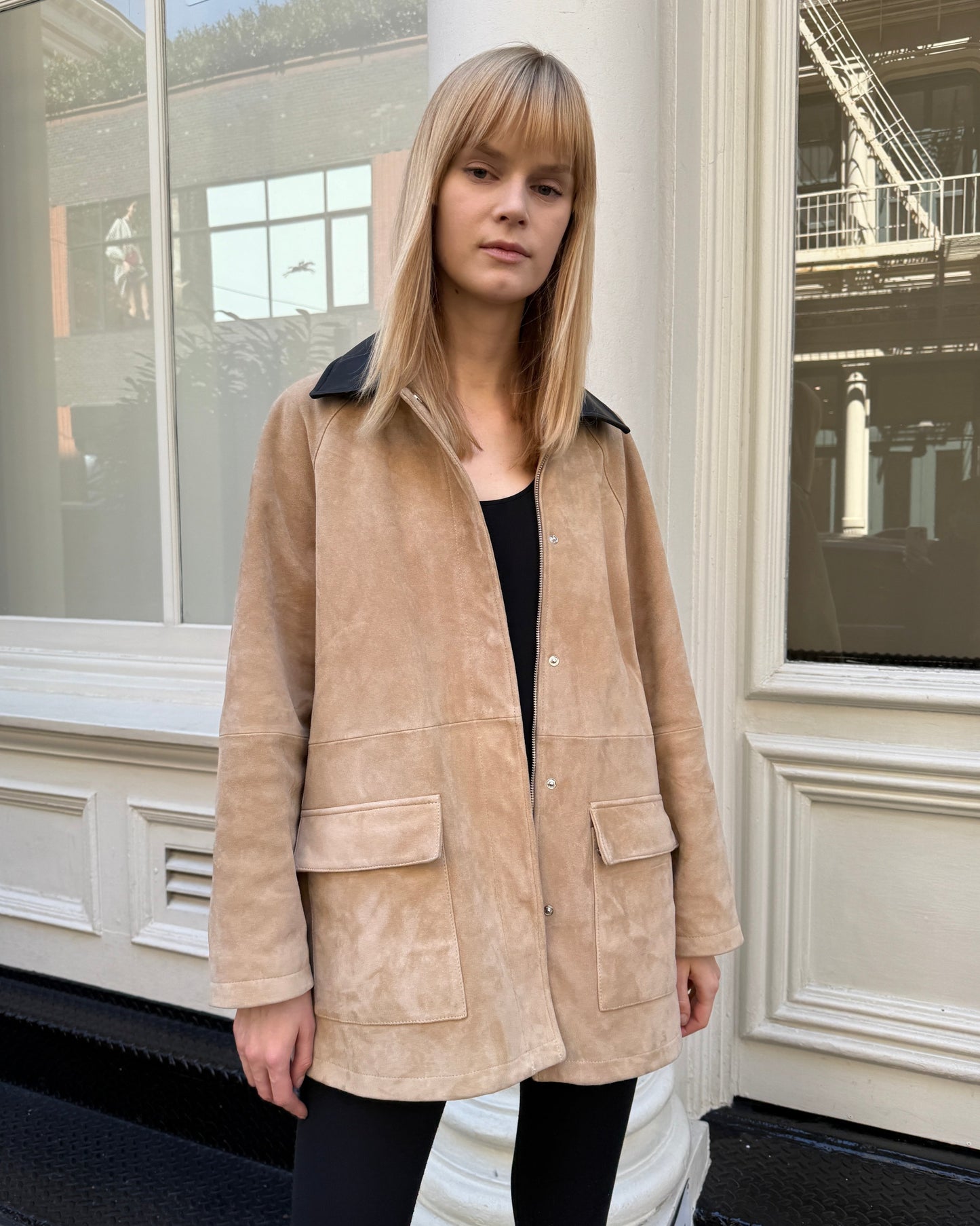 Raegan Suede Field Jacket