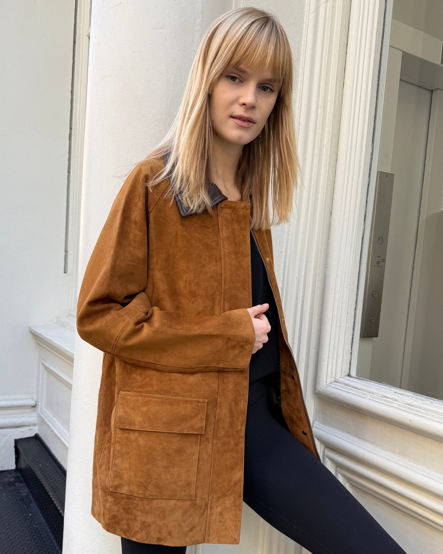 Raegan Suede Field Jacket