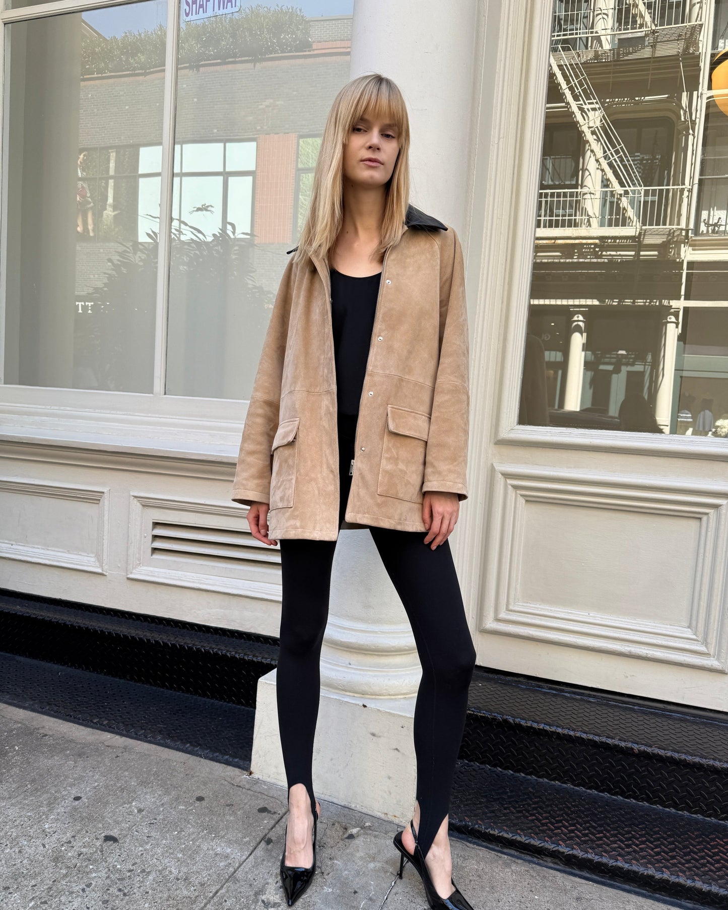 Raegan Suede Field Jacket