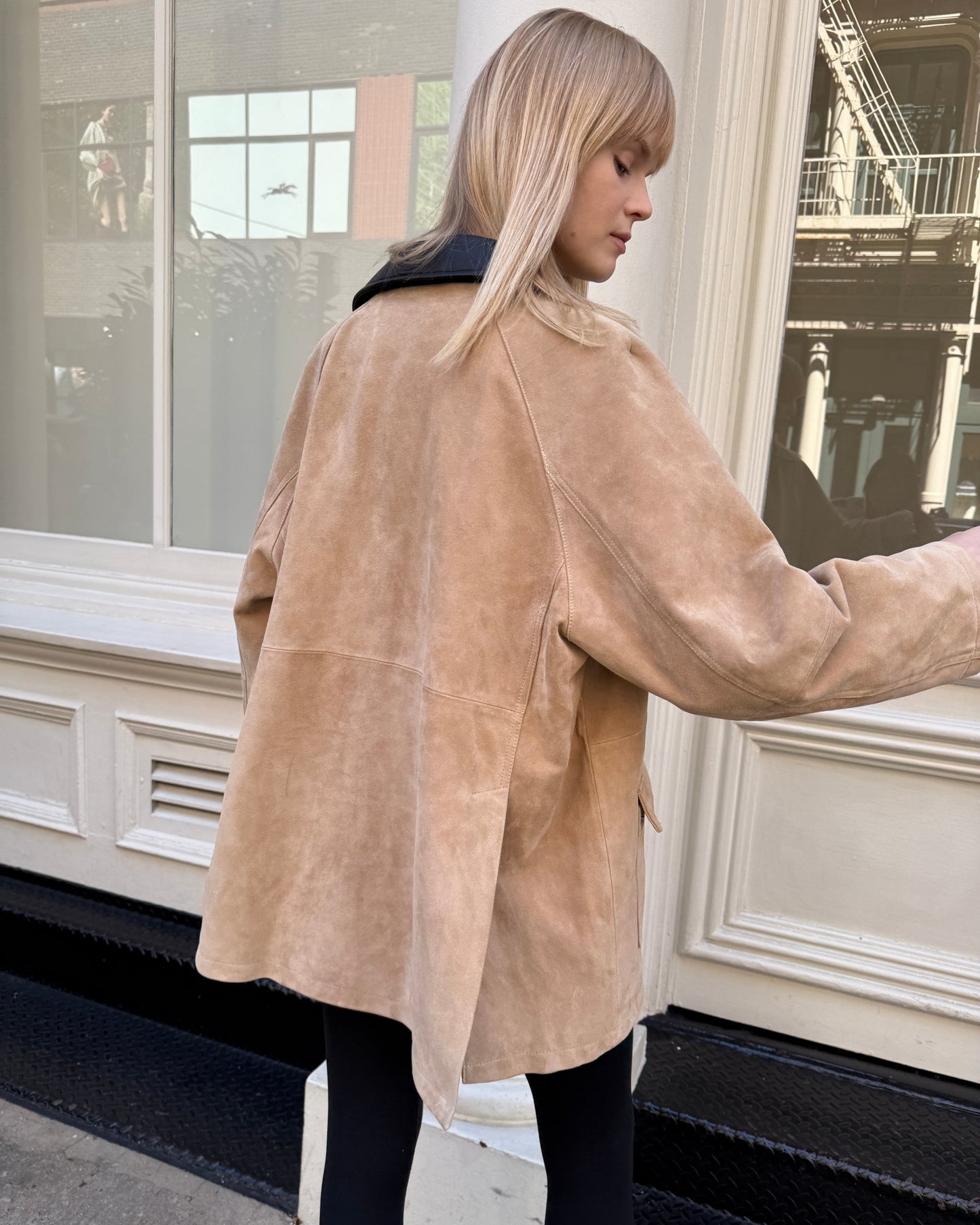 Raegan Suede Field Jacket