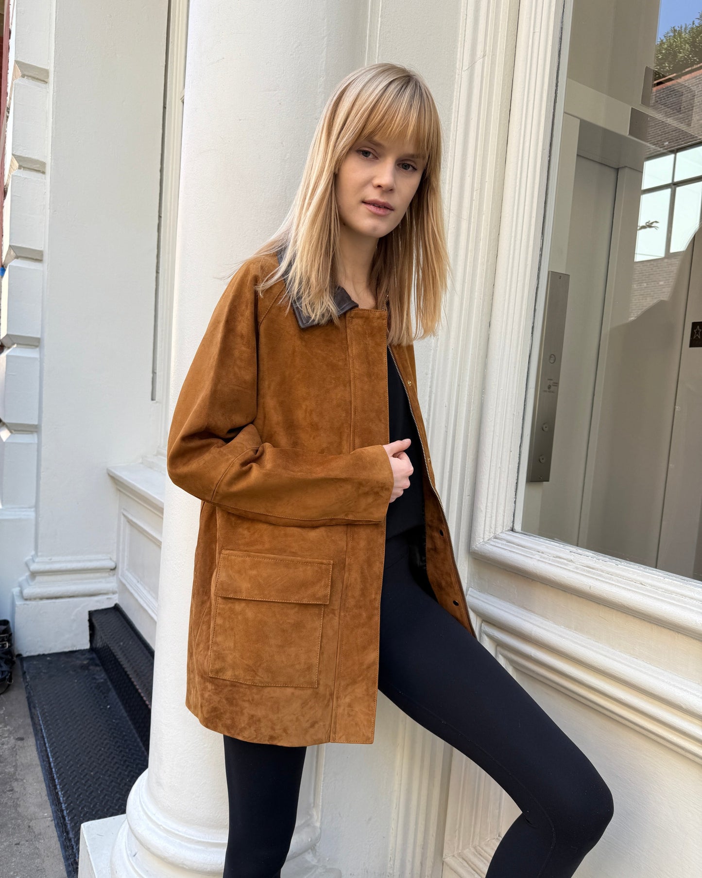 Raegan Suede Field Jacket