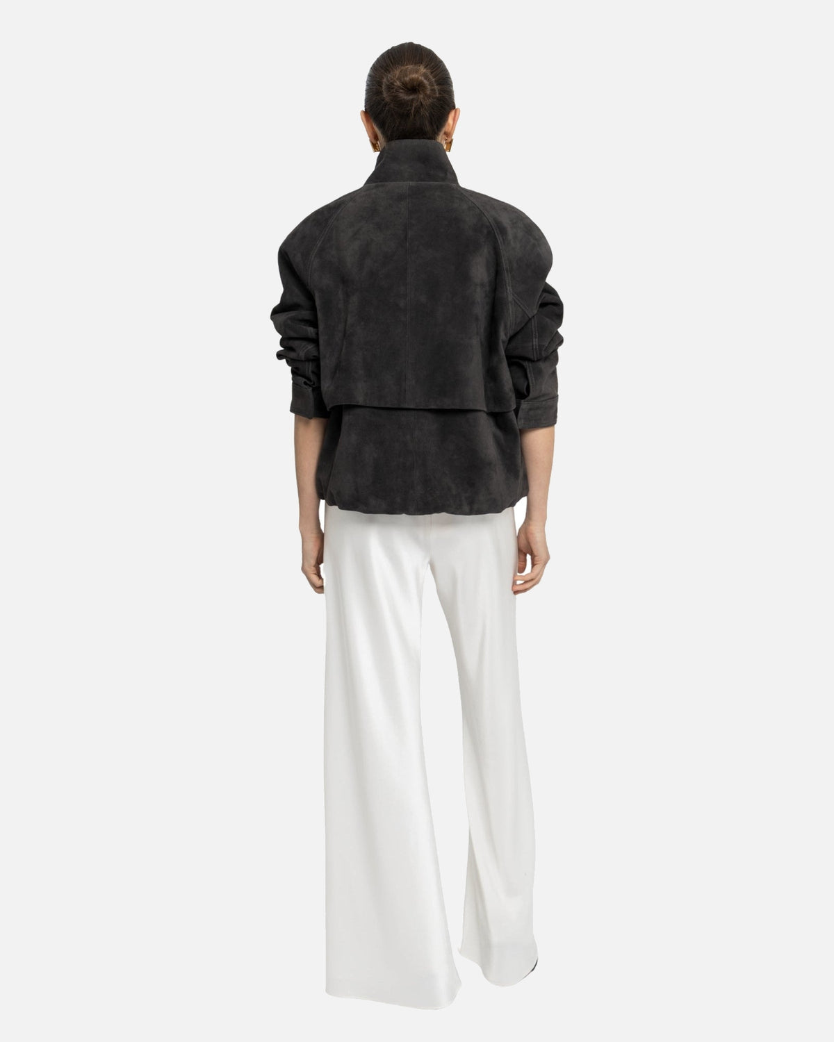 Remy Suede Bomber Jacket