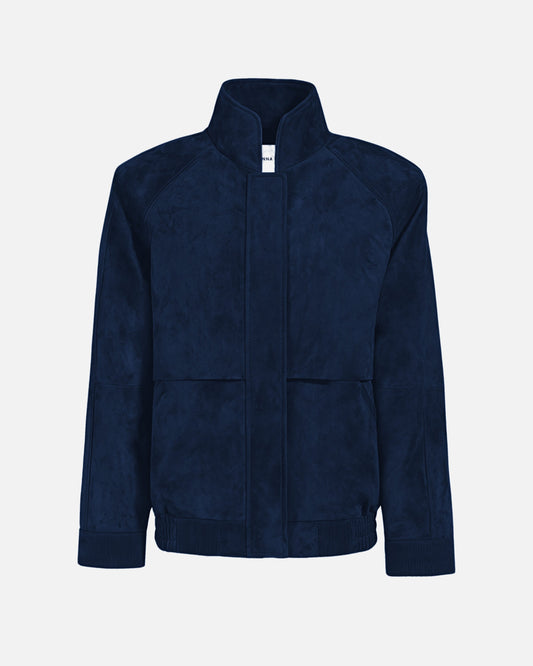 Remy Suede Bomber Jacket