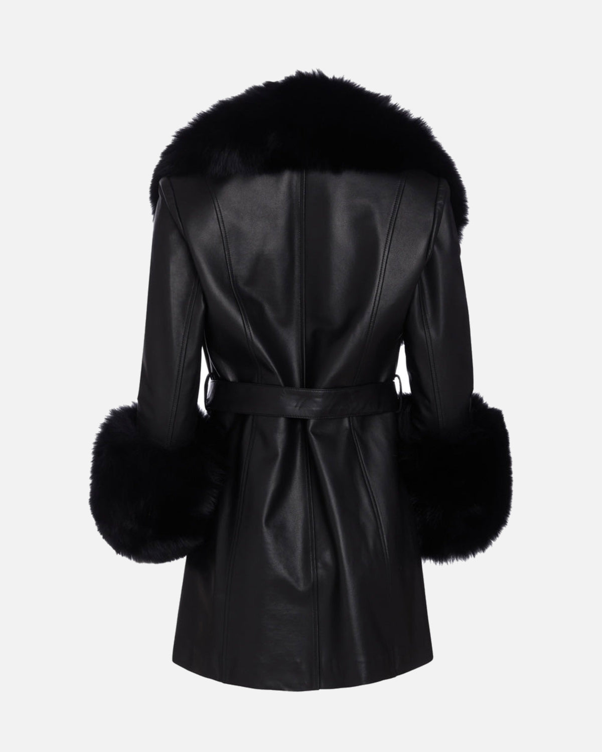 Roxy Leather Shearling Coat