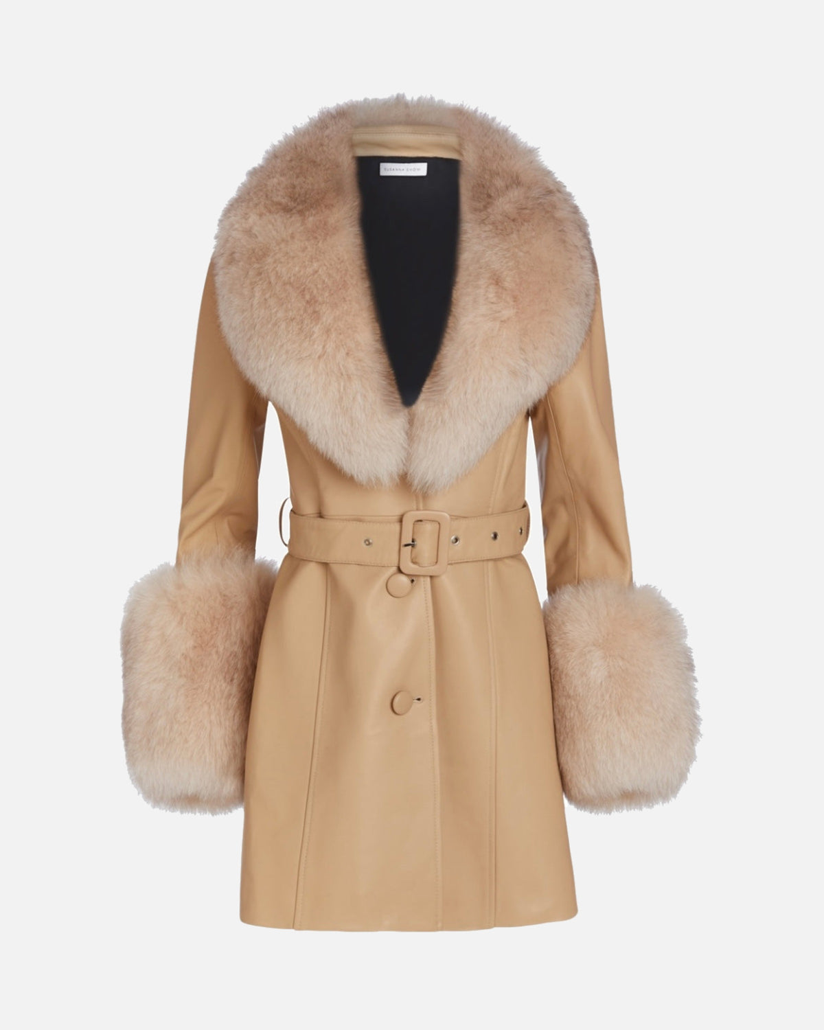 Roxy Leather Shearling Coat