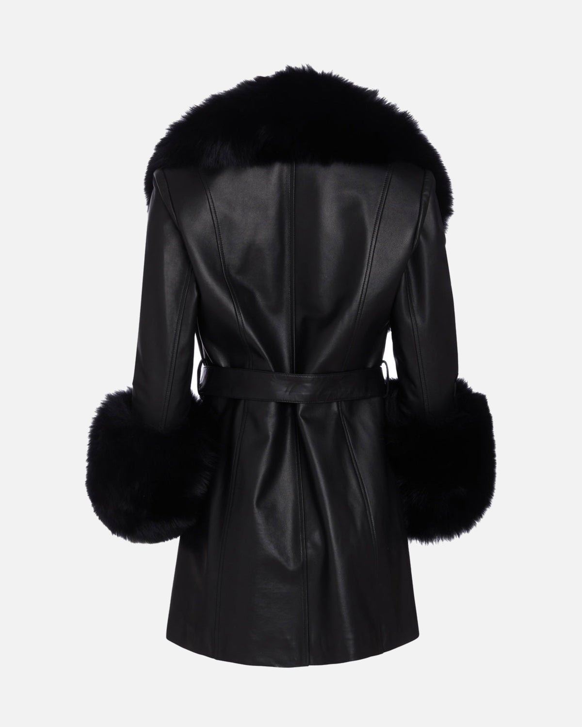 Roxy Leather Shearling Coat