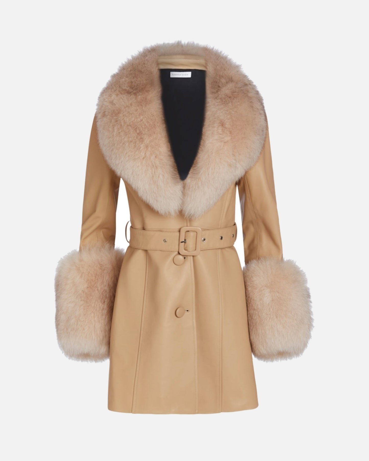 Roxy Leather Shearling Coat