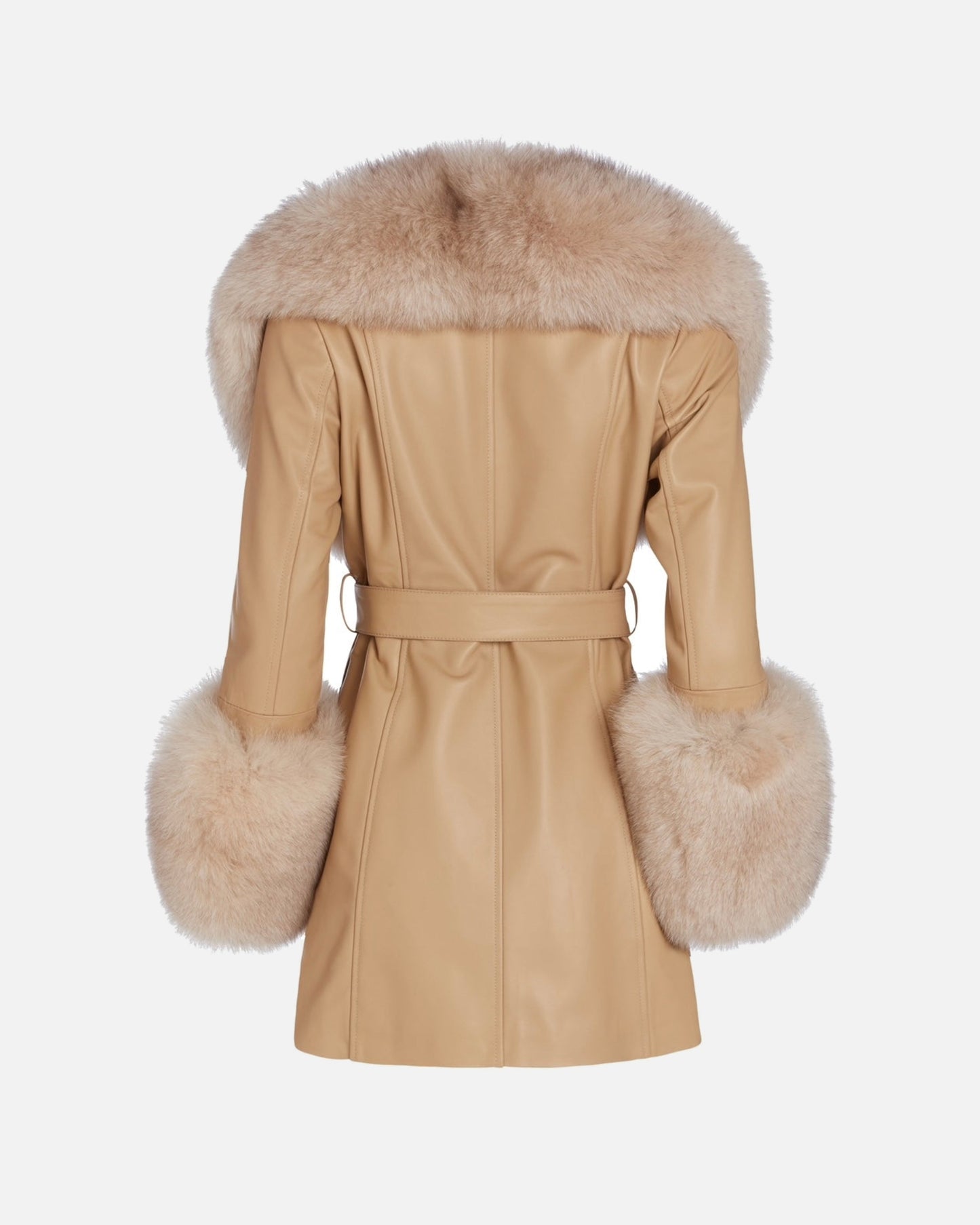 Roxy Leather Shearling Coat
