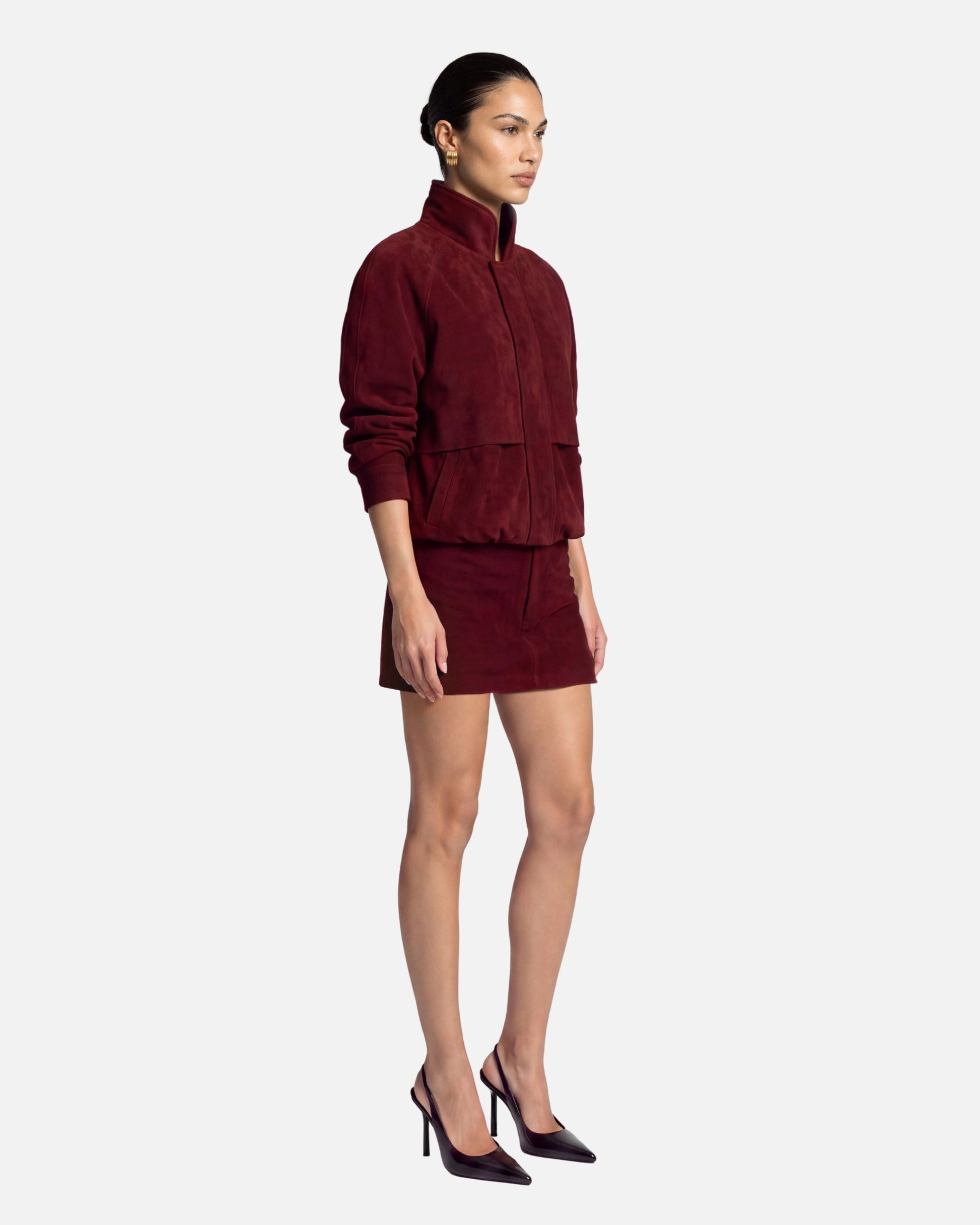 burgundy-side