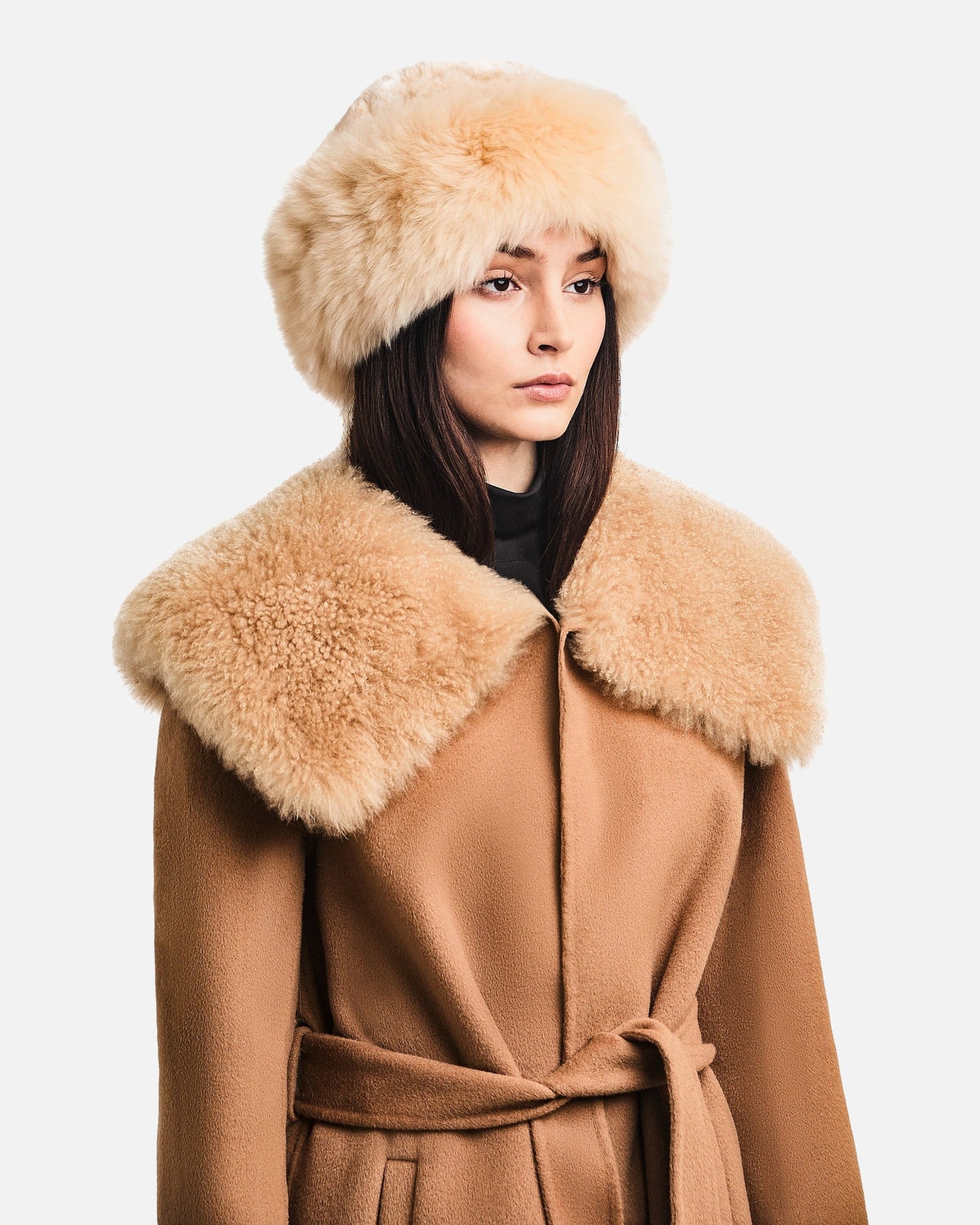 Sloane Cashmere Shearling Coat