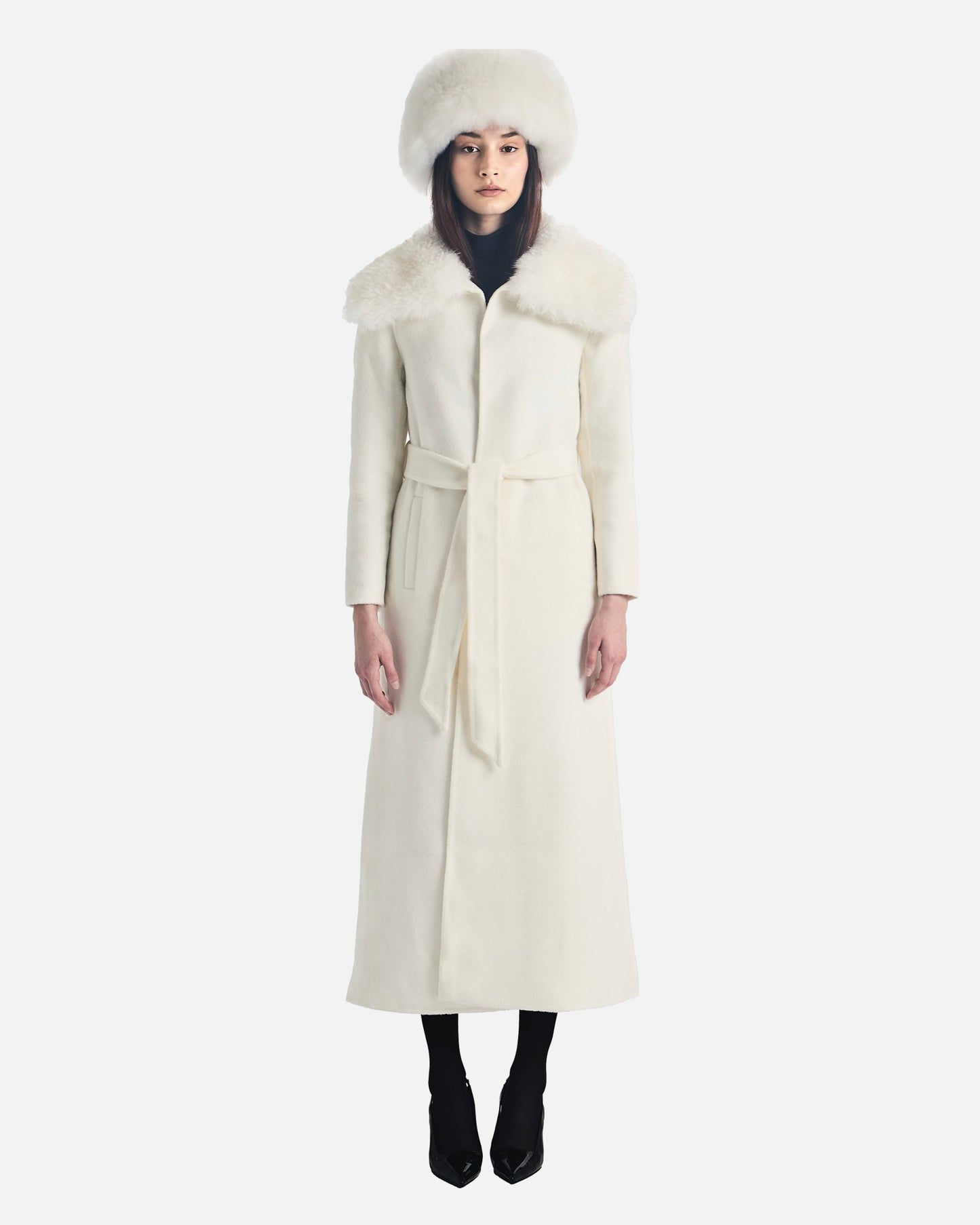 Sloane Cashmere Shearling Coat