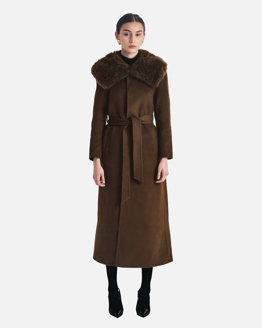 Sloane Cashmere Shearling Coat