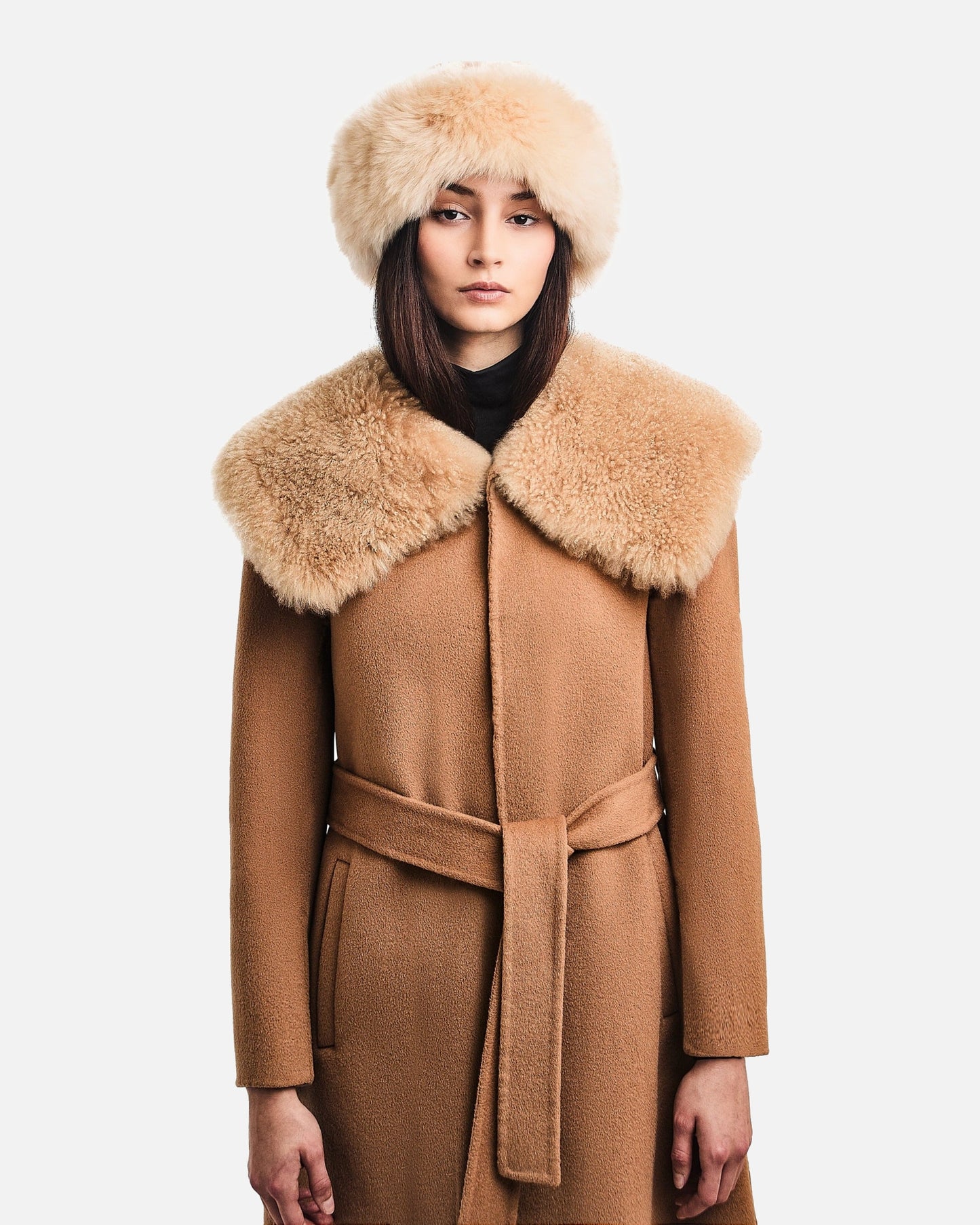 Sloane Cashmere Shearling Coat