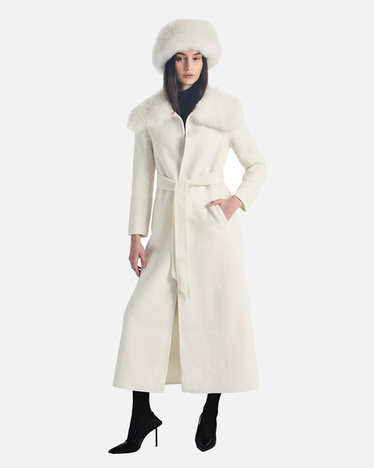 Sloane Cashmere Shearling Coat