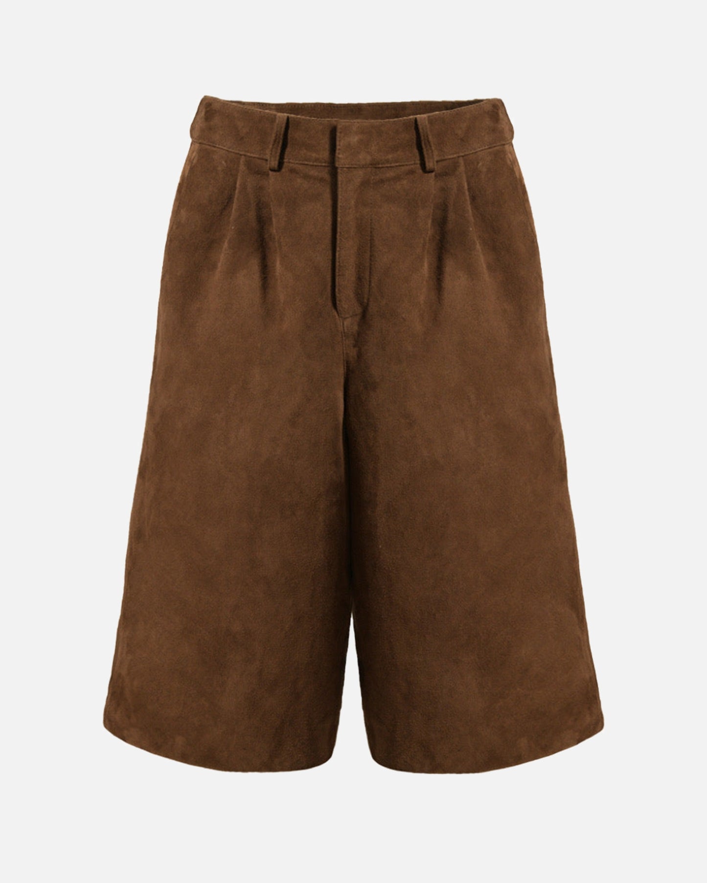 Tabitha Bermuda Suede Shorts