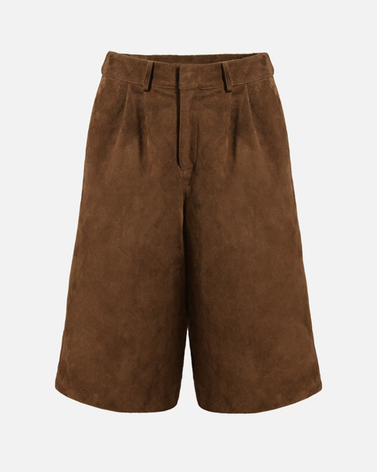 Tabitha Bermuda Suede Shorts