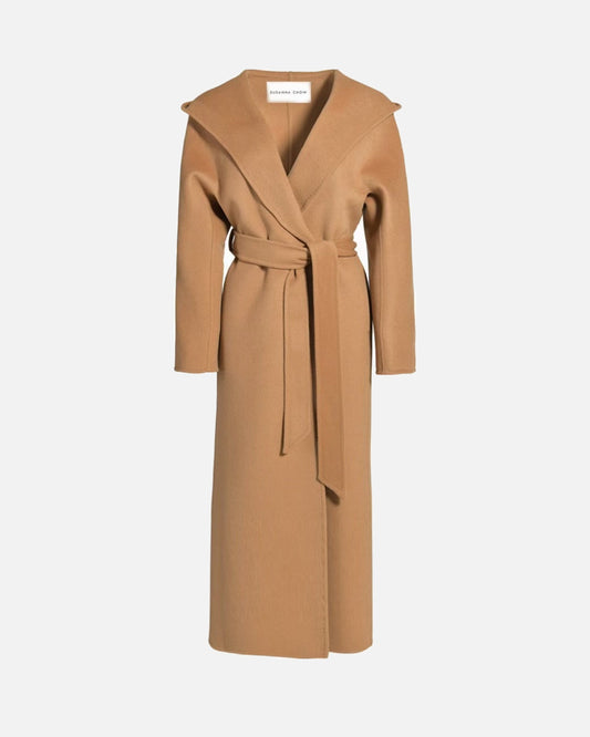 Taryn Cashmere Hooded Coat