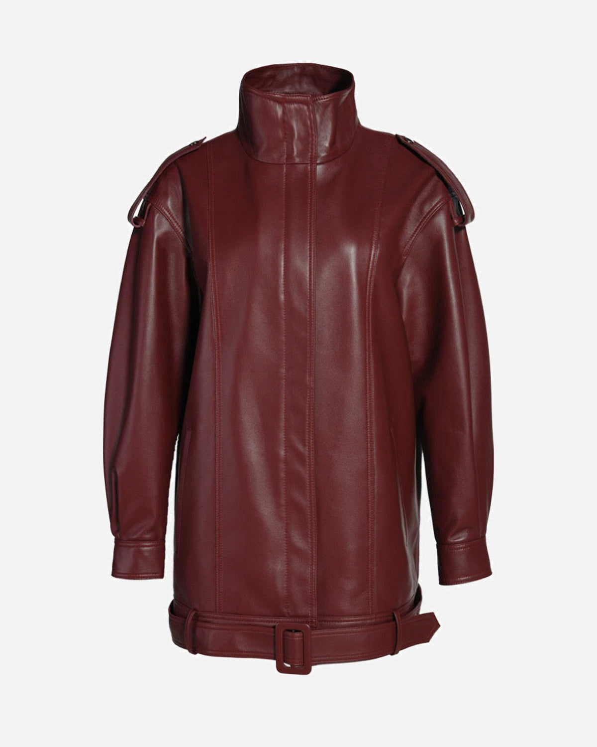Taylor Oversized Leather Moto Jacket