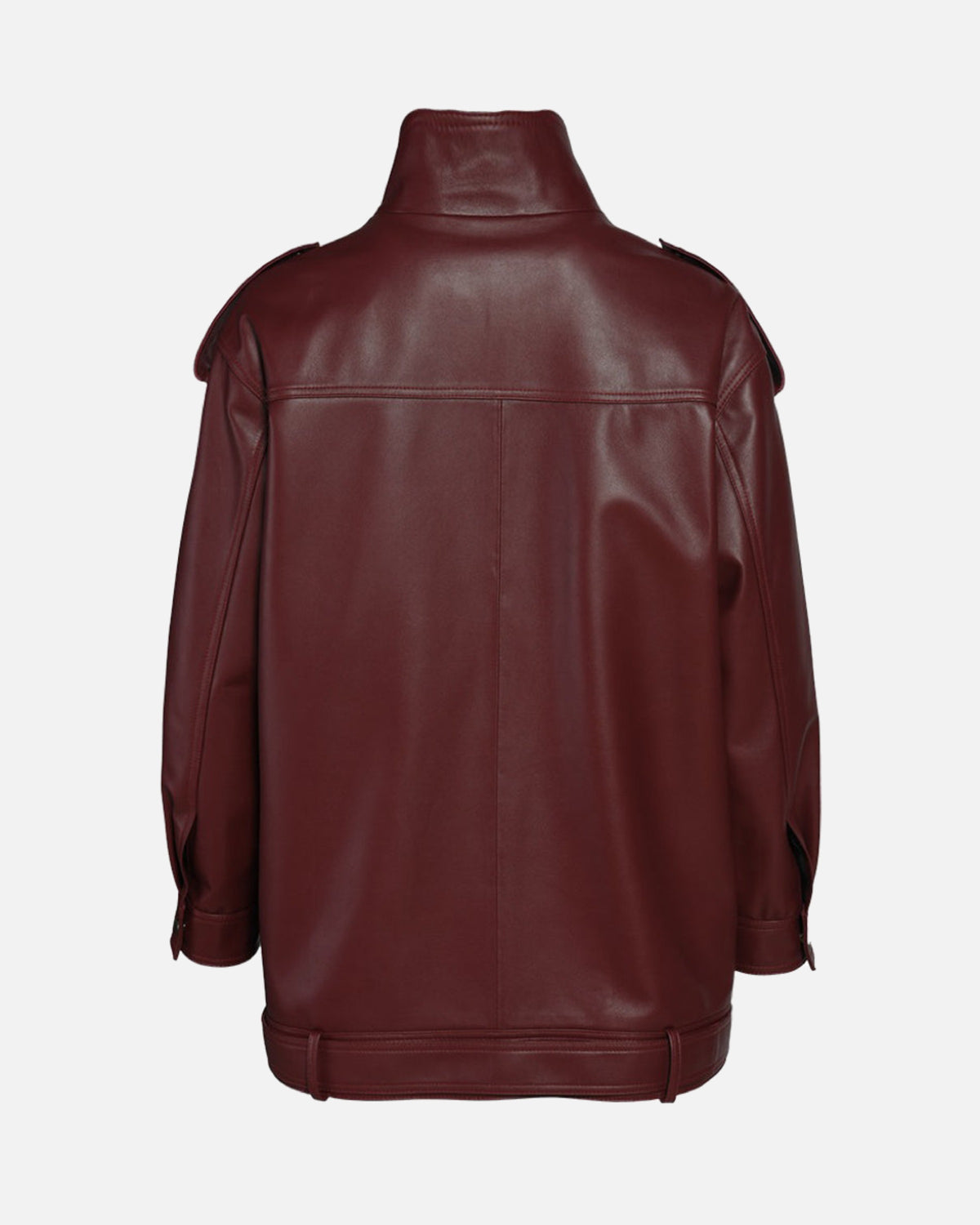 Taylor Oversized Leather Moto Jacket