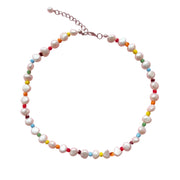 Faith Rainbow Freshwater Pearl Necklace
