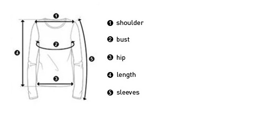 How to measure shoulder, bust, hip, garment length, and sleeve length